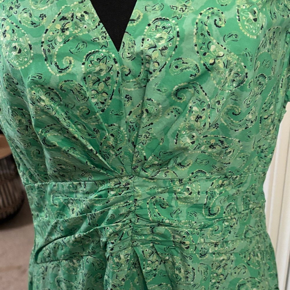 10 Crosby Derek Lam Green Maxi Dress - Picture 4 of 8